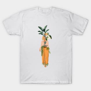 Plant Head, Girl Illustration 2 T-Shirt